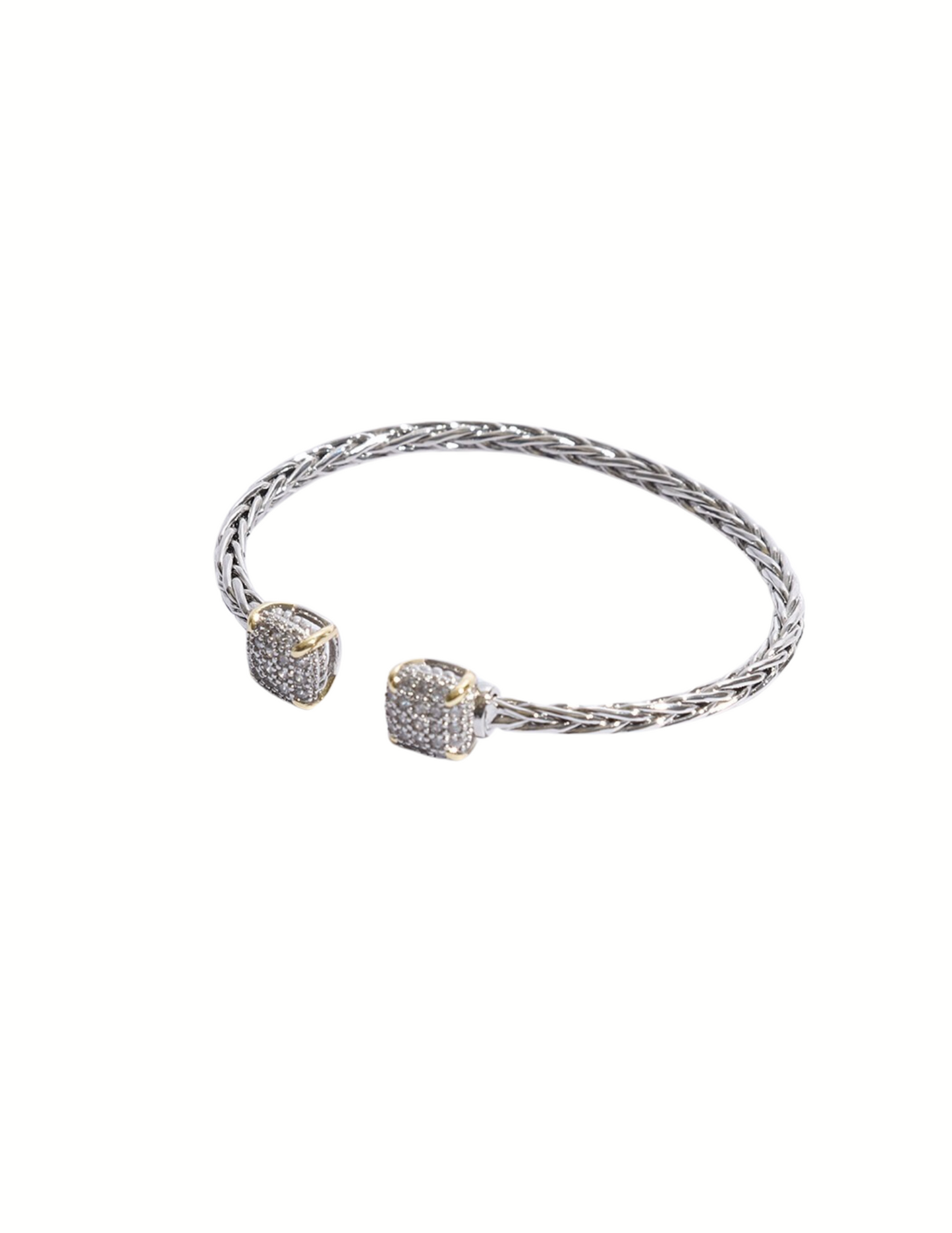 CZ Square Style Bracelet