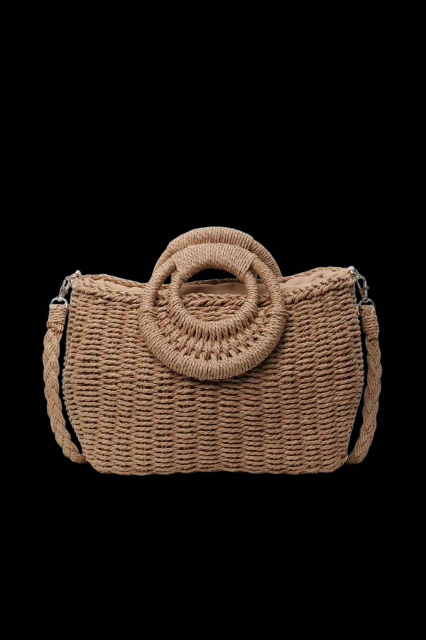 Fashion Straw Bag| KHAKI